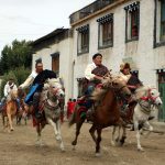 horse riding in Yartung festival in Mustang