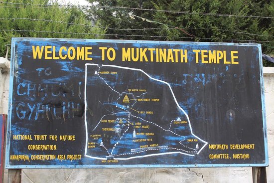 map of muktinath temple